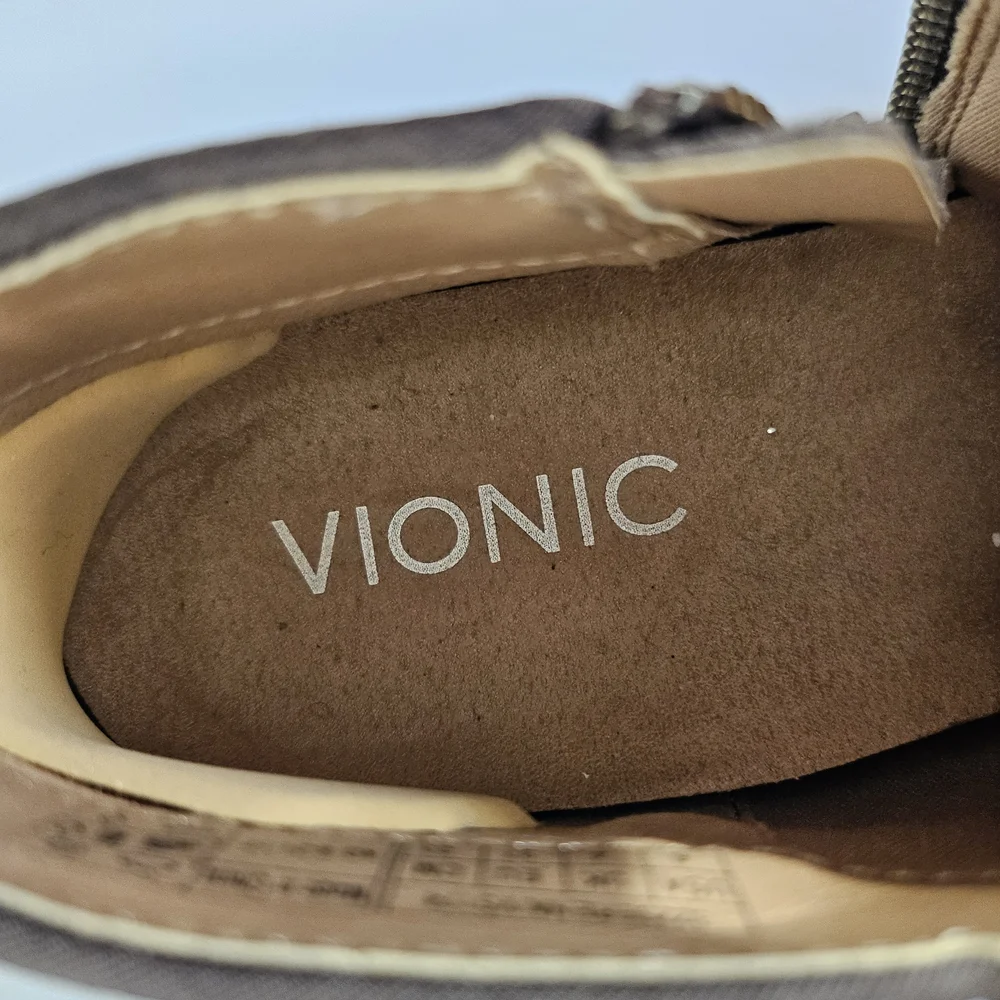 VIONIC Joy Serena Women's Suede Ankle Boots US Size 6